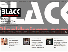 Tablet Screenshot of blackhairmn.com